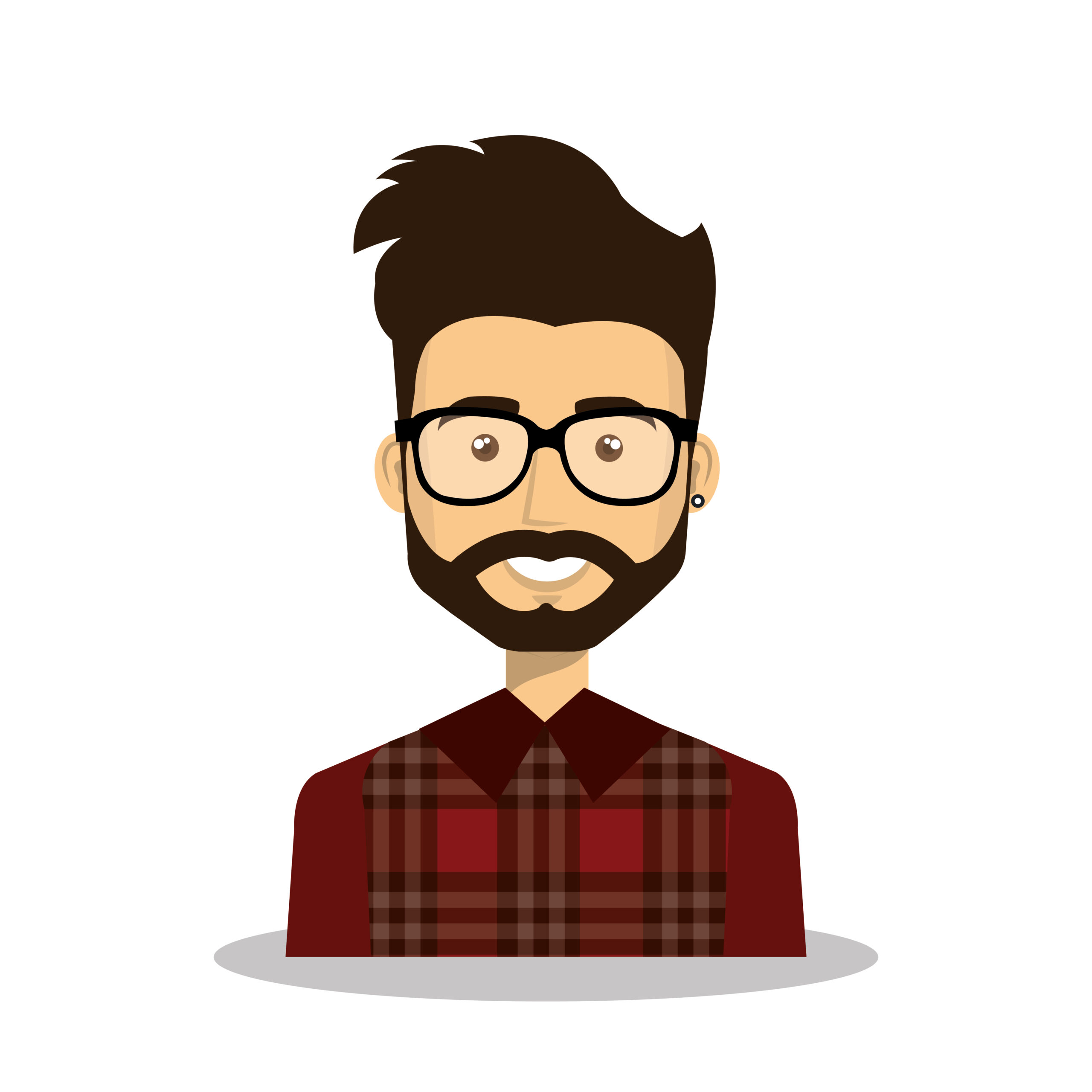young man avatar character young man avatar character vector illustration design